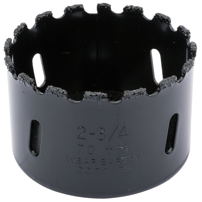 Draper Tungsten Carbide Grit Hole Saw, 70mm 34952 Draper - Dynamic Drive