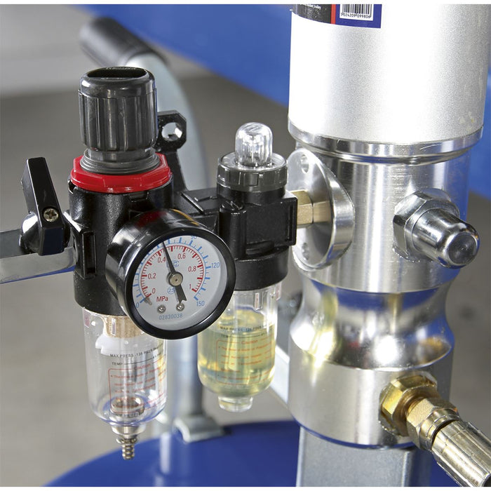 Sealey Air Operated Grease Pump 50kg AK453X Sealey - Dynamic Drive