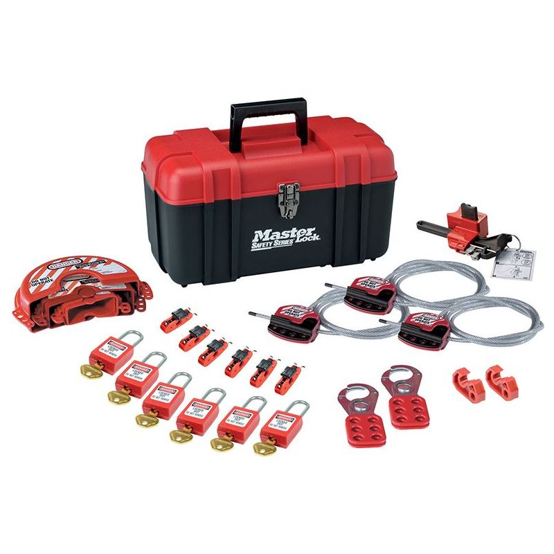 Master Lock Valve & Electrical Lockout Toolbox Kit 23-Piece Master Lock - Dynamic Drive