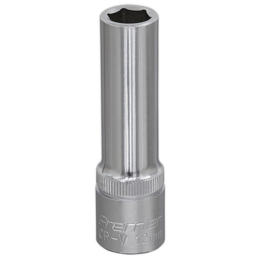 Sealey WallDrive Socket 12mm Deep 1/2"Sq Drive S1212D Sealey - Dynamic Drive