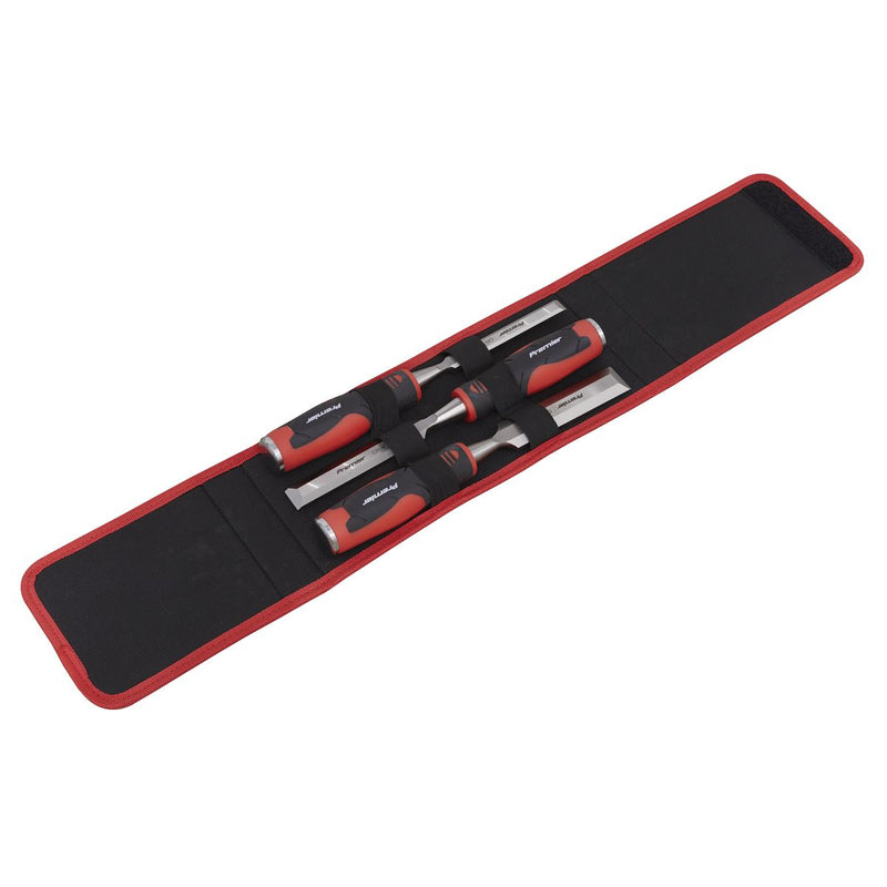 Sealey Hammer-Thru Wood Chisel 3pc Set AK9238 Sealey - Dynamic Drive