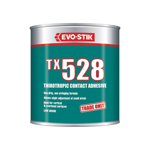 Evo-Stik TX528 Thixotropic Contact Adhesive 1 Litre EVO-STIK - Dynamic Drive