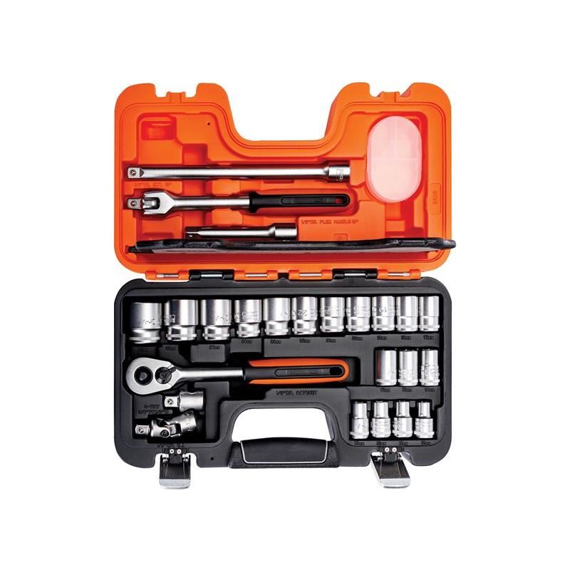 Bahco S240 1/2in Drive Socket Set, 24 Piece Bahco - Dynamic Drive