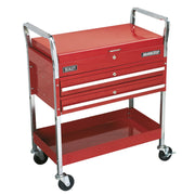 Sealey Trolley 2-Level Heavy-Duty with Lockable Top & 2 Drawers CX1042D Sealey - Dynamic Drive