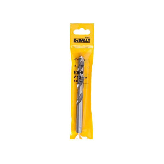 Dewalt Power Tools HSS-G Jobber Drill Bit 13.0mm OL:151mm WL:101mm DeWALT Power Tools - Dynamic Drive