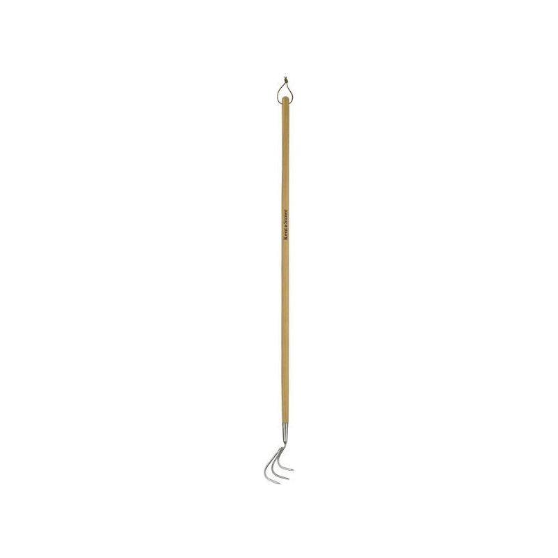 Kent & Stowe Stainless Steel Long Handled 3-Prong Cultivator, FSC® Kent & Stowe - Dynamic Drive