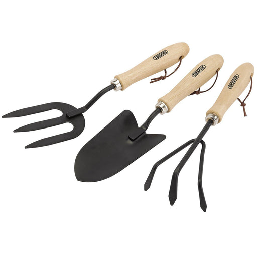 Draper Carbon Steel Hand Fork, Cultivator and Trowel with Hardwood Handles 83993 Draper - Dynamic Drive