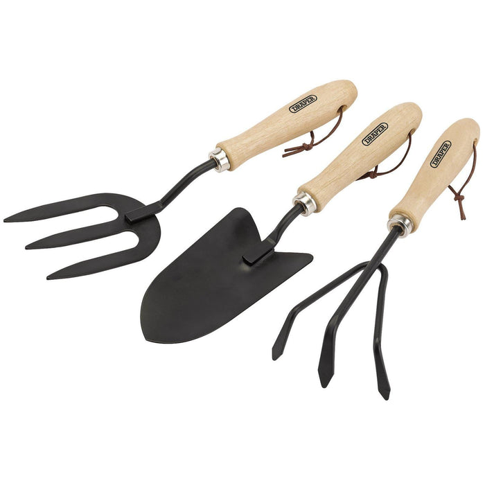 Draper Carbon Steel Hand Fork, Cultivator and Trowel with Hardwood Handles 83993 Draper - Dynamic Drive