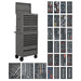 Superline PRO Tool Chest Combination 14 Drawer with 1179pc Tool Kit - Grey Superline Pro - Dynamic Drive