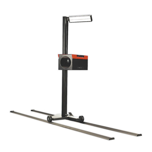 Sealey Headlamp Beam Setter with Rails & Commercial Aiming Screen HBS97.HGV Sealey - Dynamic Drive