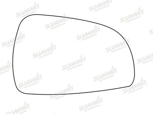 Summit Stick-On Standard Mirror Glass fits Hyundai Matiz 01 on RHS Summit - Dynamic Drive