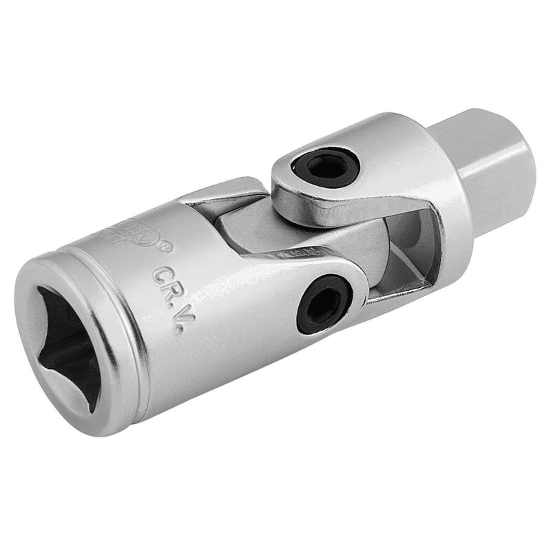 Draper Satin Chrome Universal Joint, 3/8" Sq. Dr. 16794 Draper - Dynamic Drive