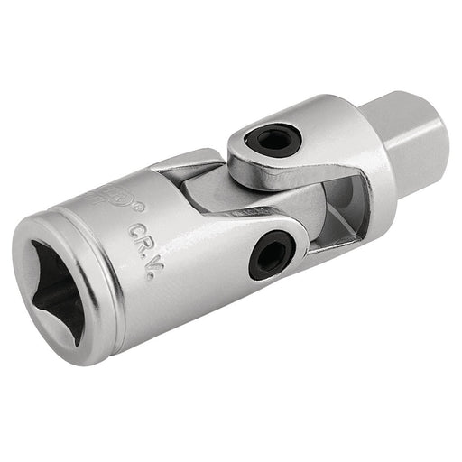Draper Satin Chrome Universal Joint, 3/8" Sq. Dr. 16794 Draper - Dynamic Drive