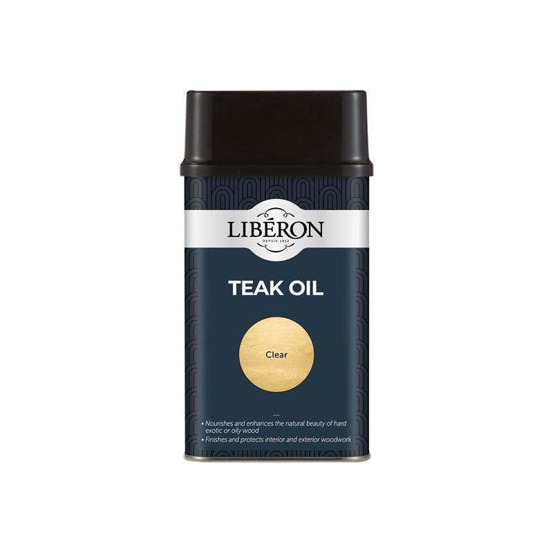 Liberon Teak Oil with UV Filters 500ml Liberon - Dynamic Drive