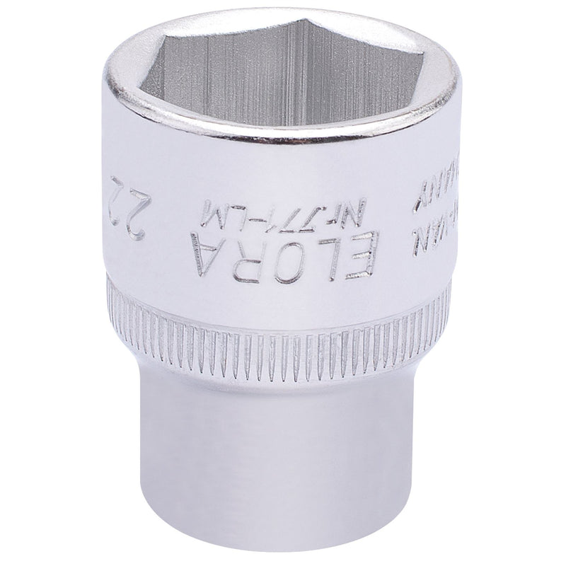 Draper Elora Hexagon Socket, 1/2" Sq. Dr., 22mm 15311 Draper - Dynamic Drive