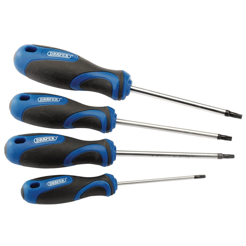 Draper TX-STAR Soft Grip Screwdriver Set (4 Piece) 36851 Draper - Dynamic Drive