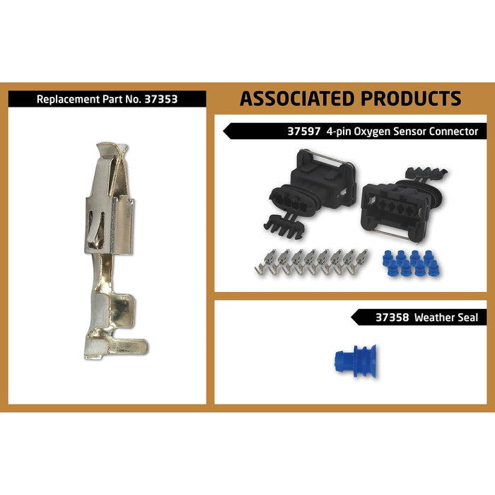 Connect for Peugeot Electrical Oxygen Sensor Connector 18pc 37597 Tool Connection - Dynamic Drive