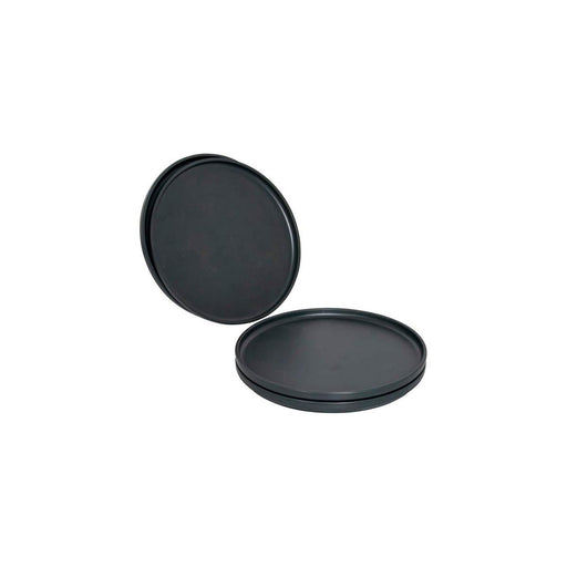 Bo-Camp Industrial Collection Breakfast Plate 4 Pieces Anthracite Bo-Camp - Dynamic Drive
