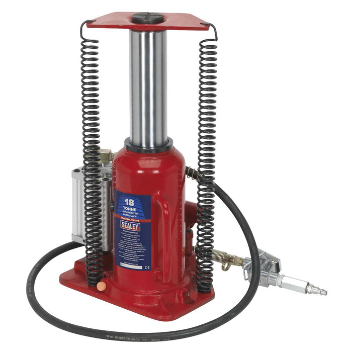 Sealey Air Operated Bottle Jack 18 Tonne YAJ18S Sealey - Dynamic Drive
