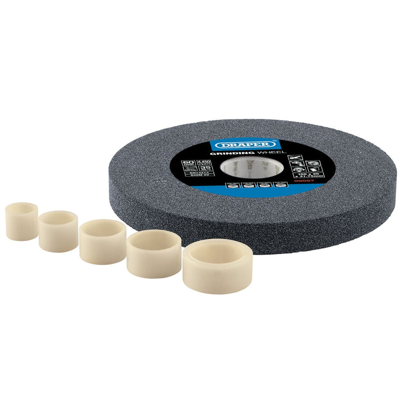 Draper Aluminium Oxide Bench Grinding Wheel, 150 x 20mm, 60 Grit 99567 Draper - Dynamic Drive