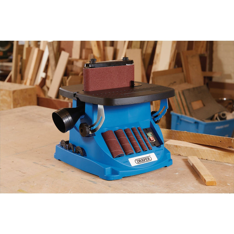 Draper 230V Oscillating Spindle and Belt Sander, 450W 98425 Draper - Dynamic Drive