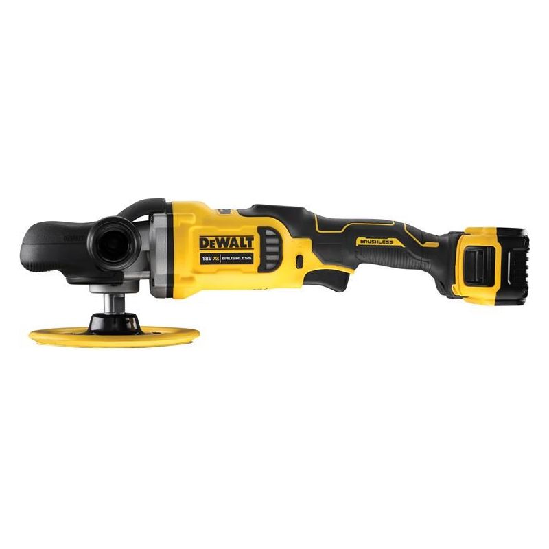 Dewalt Power Tools DCM849P2 XR Brushless Rotary Polisher 180mm 18V 2 x 5.0Ah Li-ion DeWALT Power Tools - Dynamic Drive
