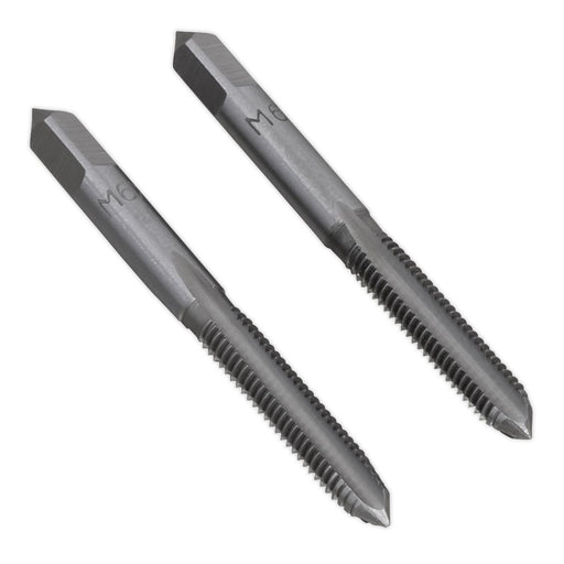 Sealey Tap Set 2pc (Taper & Plug) M6 x 1mm TSM6 Sealey - Dynamic Drive