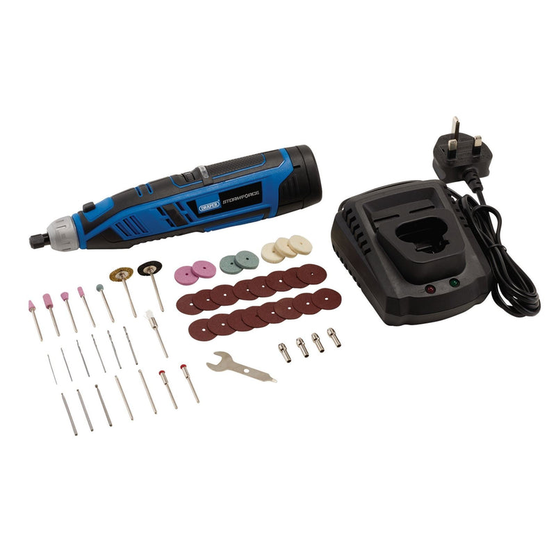 Draper Storm Force 10.8V Power Interchange Rotary Multi-Tool Kit, 1 x 1.5Ah Batt Draper - Dynamic Drive
