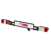 Fiamma Licence Plate Carrier Deep Black: Legal bike rack accessory Fiamma - Dynamic Drive
