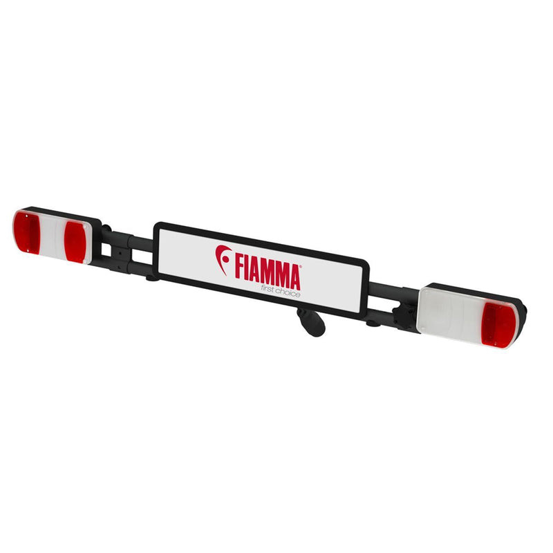 Fiamma Licence Plate Carrier Deep Black: Legal bike rack accessory Fiamma - Dynamic Drive
