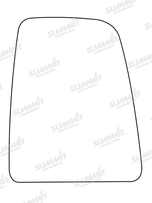 Summit Heated Base Plate With Commercial Mirror Glass fits Ford Transit 14 to 16 RHS Summit - Dynamic Drive