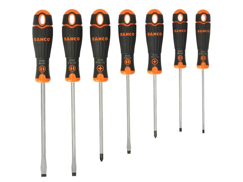 Bahco B219.017 BAHCOFIT Screwdriver Set, 7 Piece Bahco - Dynamic Drive