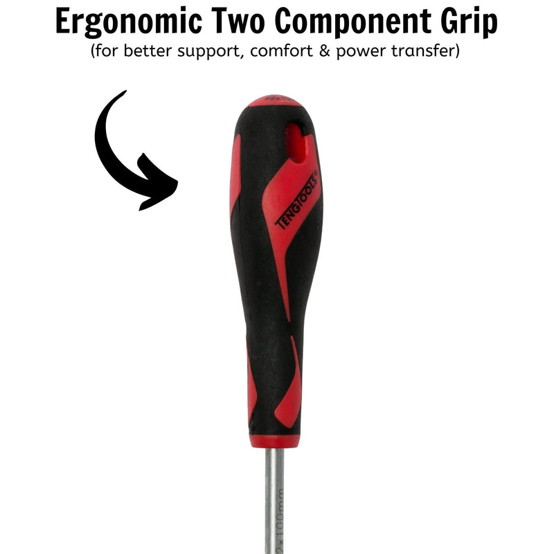 Teng Tools PZ Screwdriver PZ2 x 100mm M Teng Tools - Dynamic Drive