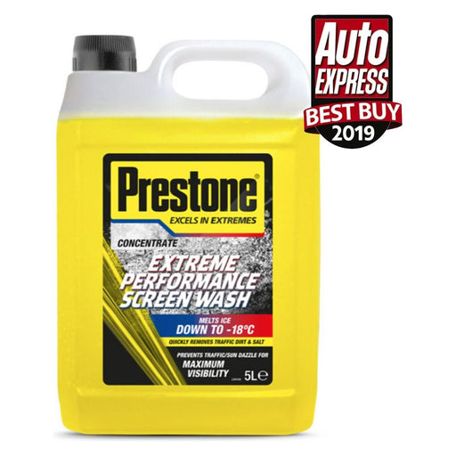 Prestone Extreme Performance Concentrated Screen Wash Removes Dirt 5 Litre Prestone  - Dynamic Drive