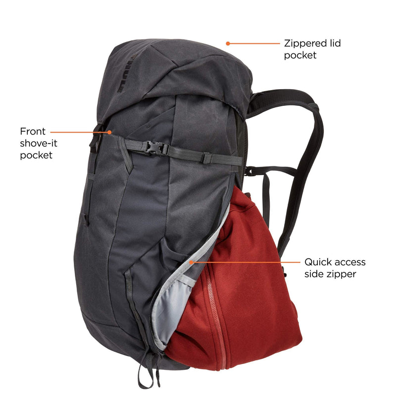 Thule AllTrail X 25L hiking backpack - Obsidian Thule - Dynamic Drive