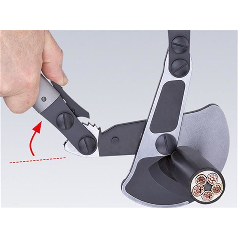 Knipex Ratchet Cable Cutters with Telescopic Handles 570-770mm Knipex - Dynamic Drive