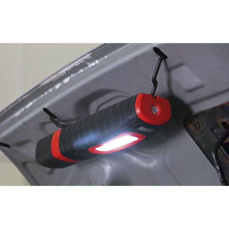 Sealey R/Chargle 360 Insp Lamp 16 SMD LED + 3W LED Black 2xLi-ion LED360PLUS Sealey  - Dynamic Drive