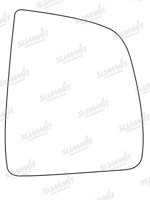 Summit Heated Base Plate With Commercial Mirror Glass fits Fiat Dobl??, Vauxhall Combo RHS Summit - Dynamic Drive