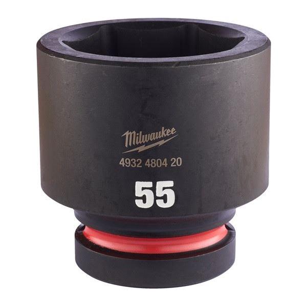 Milwaukee 55Mm 1 Impact Socket Std-1Pc New 4932480420 Milwaukee - Dynamic Drive