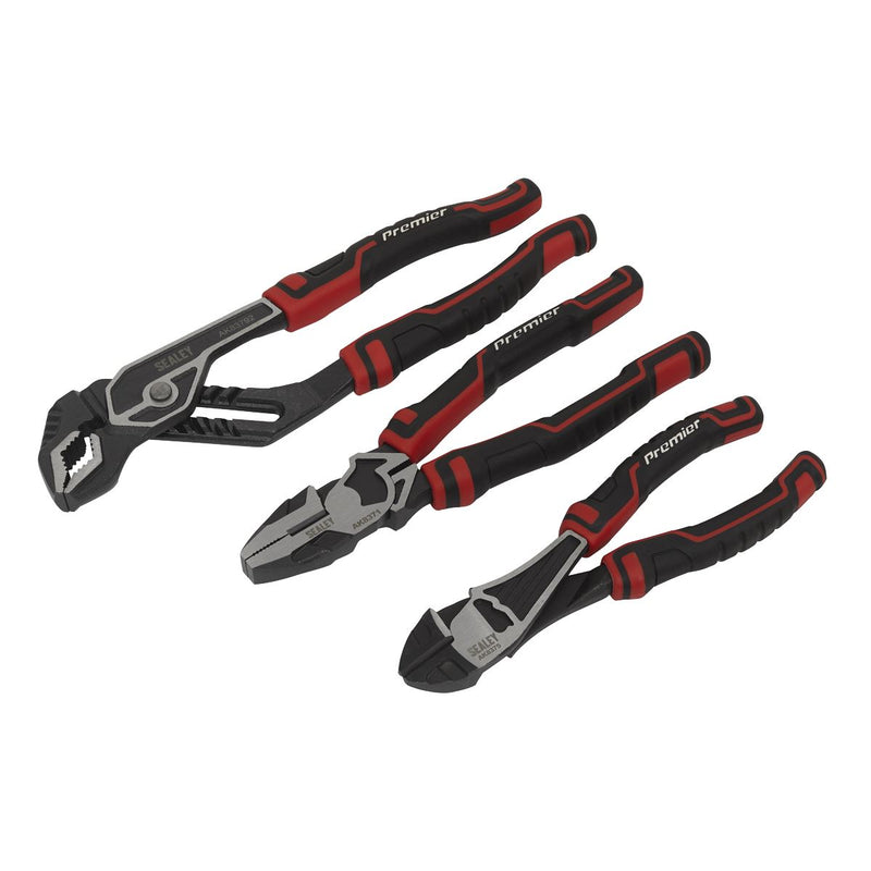 Sealey Pliers Set High Leverage 3pc AK8377 Sealey - Dynamic Drive