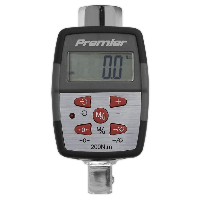 Sealey Torque Adaptor inc Angle Function Digital 1/2"Sq Dr 20-200Nm STW291 Sealey  - Dynamic Drive