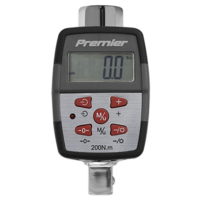 Sealey Torque Adaptor with Angle Function Digital 1/2"Sq Drive 20-200Nm(14.7-147 Sealey - Dynamic Drive