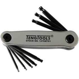 Teng Tools Folding Ball Point TX Key Set 8 Pieces Teng Tools - Dynamic Drive
