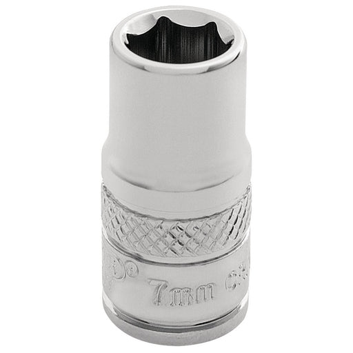 Draper HI-TORQ 6 Point Socket, 1/4" Sq. Dr., 7mm 32487 Draper - Dynamic Drive