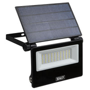 Sealey Extra-Slim Solar Floodlight with Wall Bracket 30W SMD LED LED30S Sealey - Dynamic Drive