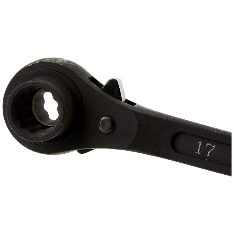 Laser Ratchet Podger Spanner 17mm x 19mm 0180 Laser - Dynamic Drive