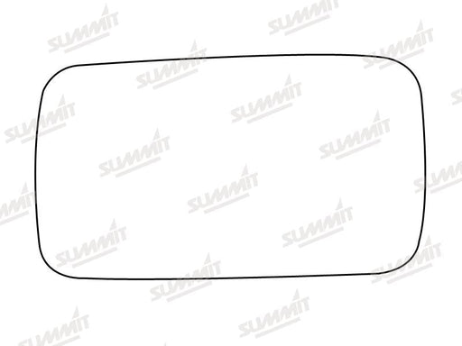 Summit Stick-On Standard Mirror Glass fits Fiat Uno 45 LHS RHS Summit - Dynamic Drive