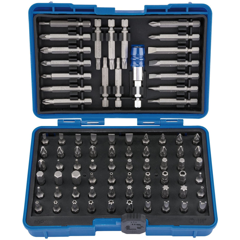 Draper Screwdriver and Bit Holder Set (80 Piece) 82396 Draper - Dynamic Drive
