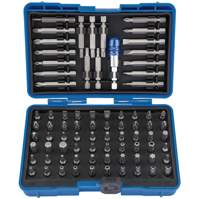 Draper Screwdriver and Bit Holder Set (80 Piece) 82396 Draper - Dynamic Drive