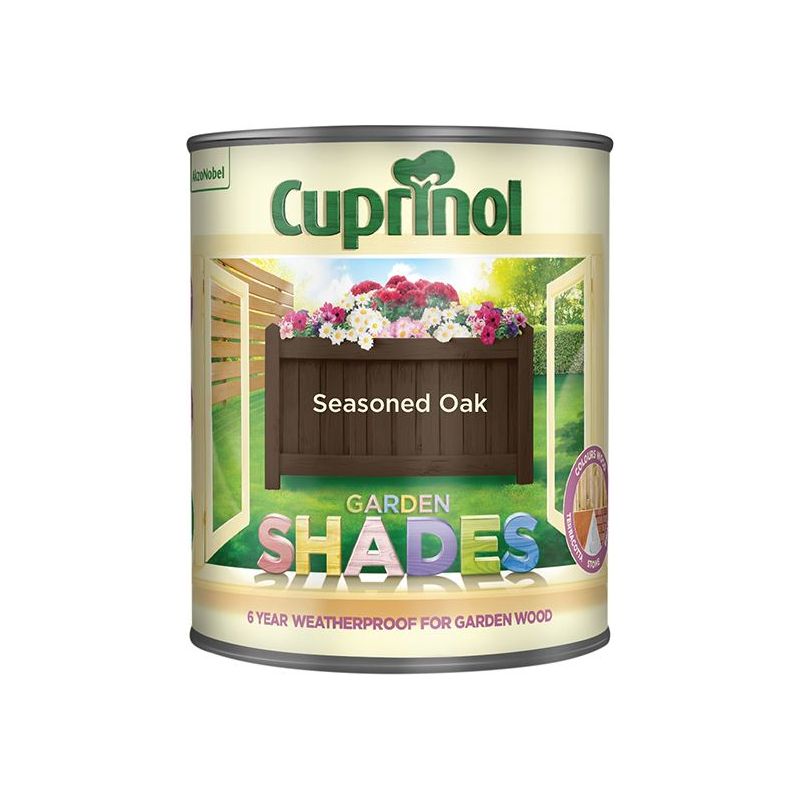 Cuprinol Garden Shades Seasoned Oak 1 litre Cuprinol - Dynamic Drive